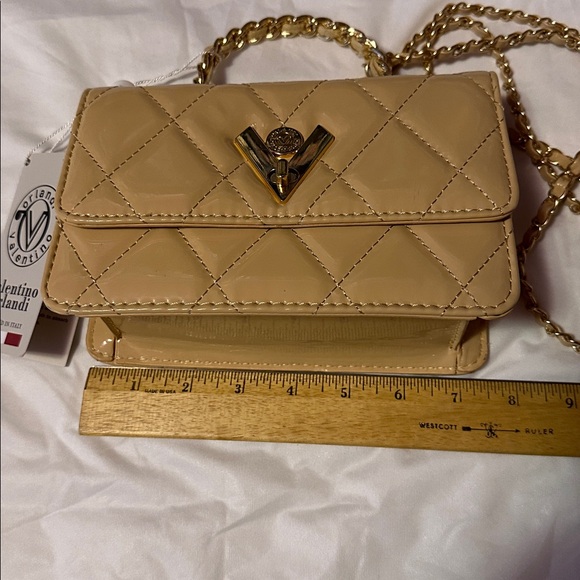 Valentino Orlandi Taupe Quilted Mini Bag crossbody - Picture 7 of 9